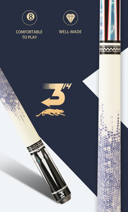 NEW Arrival PREOAIDR 3142 DW Pool Cue Stick 10.5/11.5/12.5mm Tip Size Maple Shaft Uniloc Joint Lizard Print Handle Billiards