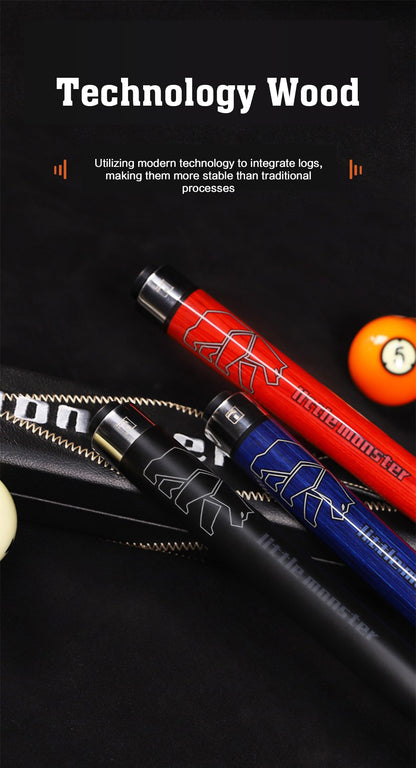 Little Monster Bear Series 55" Power Break Kick-off Punch Billiard Carbon FiberPool Cue Stick 12.9mm