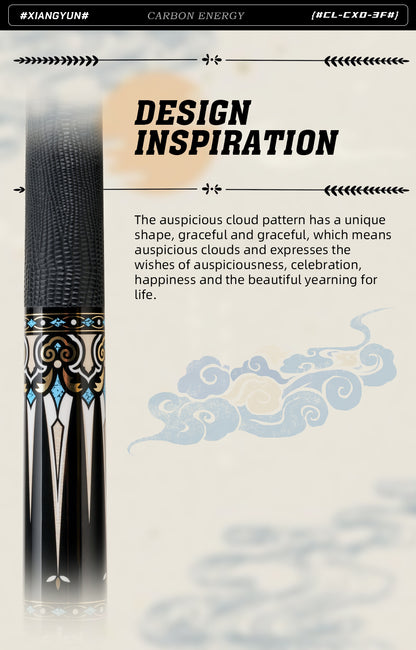 CRICAL XIANGYUN Carbon Fiber Pool Cue 12.5mm Tip 3/8*8 Radial Joint Carbon Cue Fiber Billiard Stick