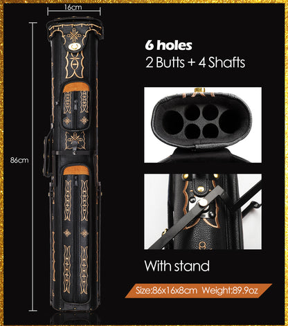 KONLLEN billiard cue embroidery boutique American billiard cue 6 holes 8 holes barrel barrel bag