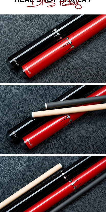 ZOKUE Carbon Fiber Pool Cue Stick with 2 Shafts Low Deflection Full Carbon Technology 1/2 Split Billiards Pool Stick Set with 10.5/11.5/12.5mm Tip