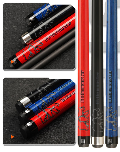 Little Monster Bear Series 55" Power Break Kick-off Punch Billiard Carbon FiberPool Cue Stick 12.9mm