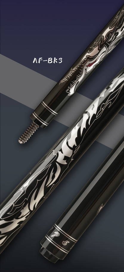 FURY Billiard AF Series Carbon Fiber Pool Cue Stick 12.5mm Professional Carbon Technology Low Deflection3/8*10 Joint 147cm Kit