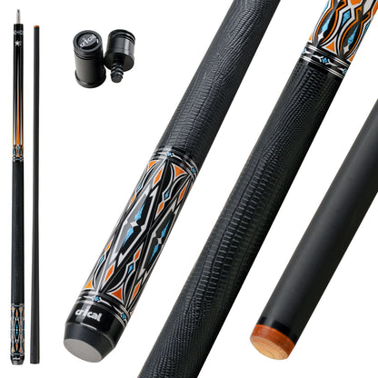 CRICAL FENGLUAN Carbon Fiber Pool Cue ,12.4mm 1/2 Pool Cue Stick ,3/8*8 Radial Carbon Cue Fiber Billiard Stick