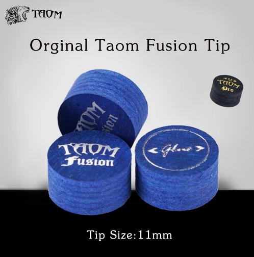 Taom Fusion Tip with 10/11/14mm Finland Pro Tips Medium / Hard Professional for Snooker Cue Stick Snooker & Billiard Accessories