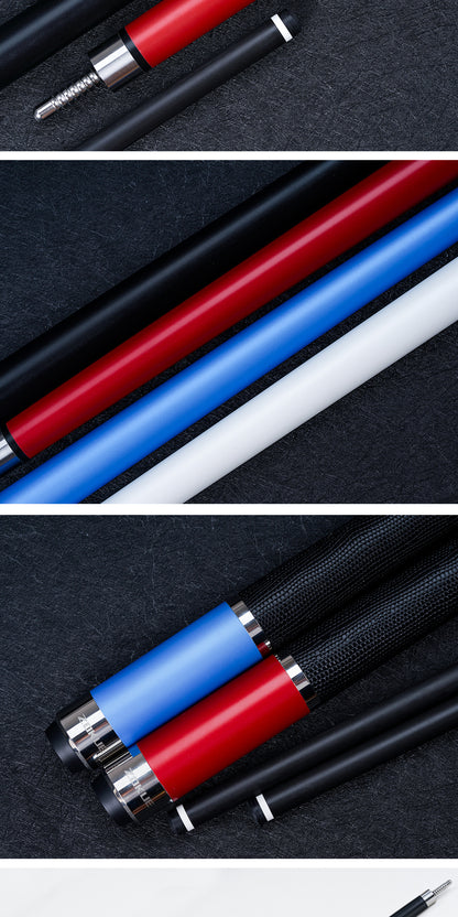 ZOKUE Elite Series Carbon Fiber Pool Cue Low Deflection Full Carbon Technology Cue Stick For Beginner Primary Pool Stick