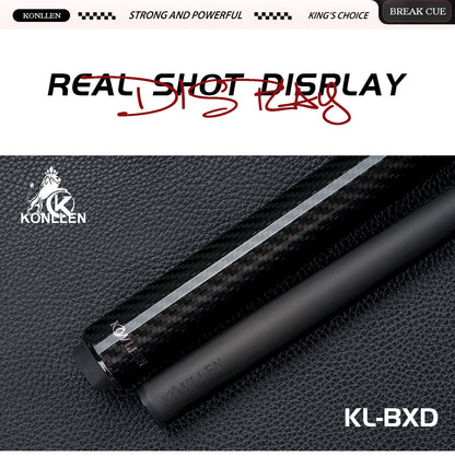 KONLLEN HEIHU Carbon Fiber Break Cue Pool Stick 147cm Powerful and Precise Break Shaft Pool Stick with 13.0mm Tips