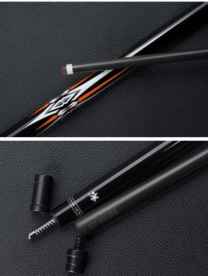 CRICAL XINYI Carbon Fiber Pool Cue Stick 58" Billiard Cue Sticks Professional Low Deflection Pool Sticks with 3/8 * 8 Pin Joint and 12