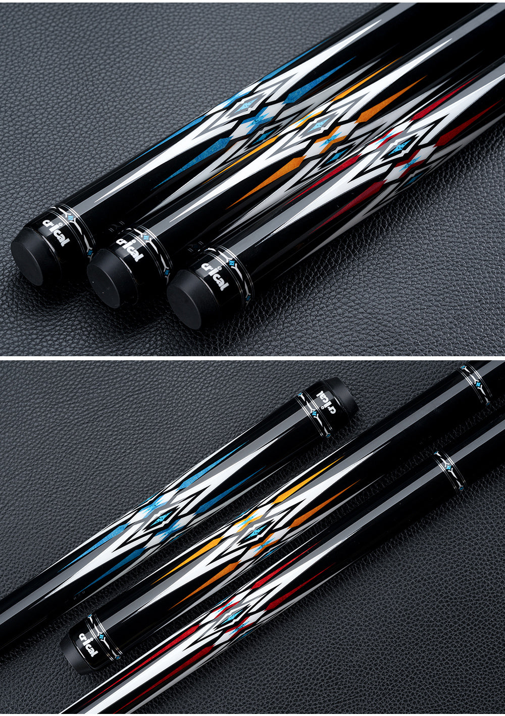 CRICAL LEADER Carbon Fiber Pool Cue 12.5mm Tip 3/8*8 Radial Joint Carbon Cue Fiber Billiard Stick Free Gift