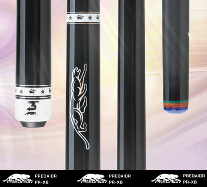 PREOAIDR 58" XINGBAO 1/2 Black Technology Billiard Pool Cue Stick 10.5/11.5/12.5mm Carbon Energy 1/2 Billiard Pool Cue Stick