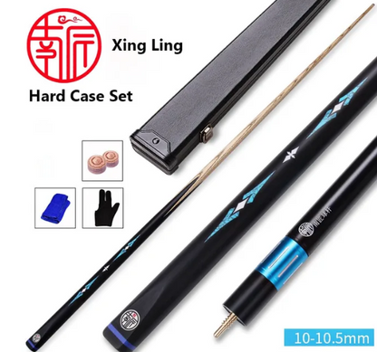 New Arrival NanJiang Series Snooker Cue Stick Size One Piece Cue Stick With Snooker Cue Case Set