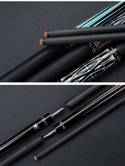 CRICAL FENGLUAN Carbon Fiber Pool Cue ,12.4mm 1/2 Pool Cue Stick ,3/8*8 Radial Carbon Cue Fiber Billiard Stick