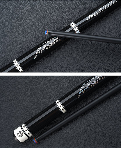 PREOAIDR 58" XINGBAO 1/2 Black Technology Billiard Pool Cue Stick 10.5/11.5/12.5mm Carbon Energy 1/2 Billiard Pool Cue Stick