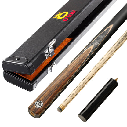 O'MIN ENLIGHTEN 3/4 Piece 1pc Snooker Cue with Case with Extension Ash