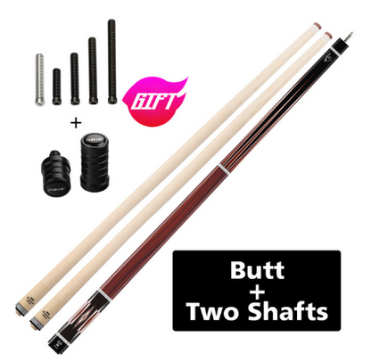 ZOKUE Carom Stick Professional Carom Billiard Cue 3 Cushion Cue Carom Cue Taper 12mm Tip 142 cm Libre Cue with Case