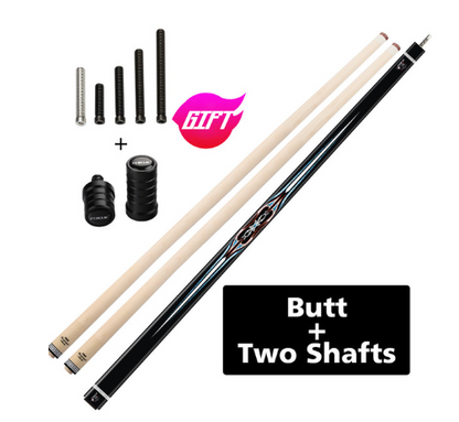 ZOKUE Carom Stick Professional Carom Billiard Cue 3 Cushion Cue Carom Cue Taper 12mm Tip 142 cm Libre Cue with Case