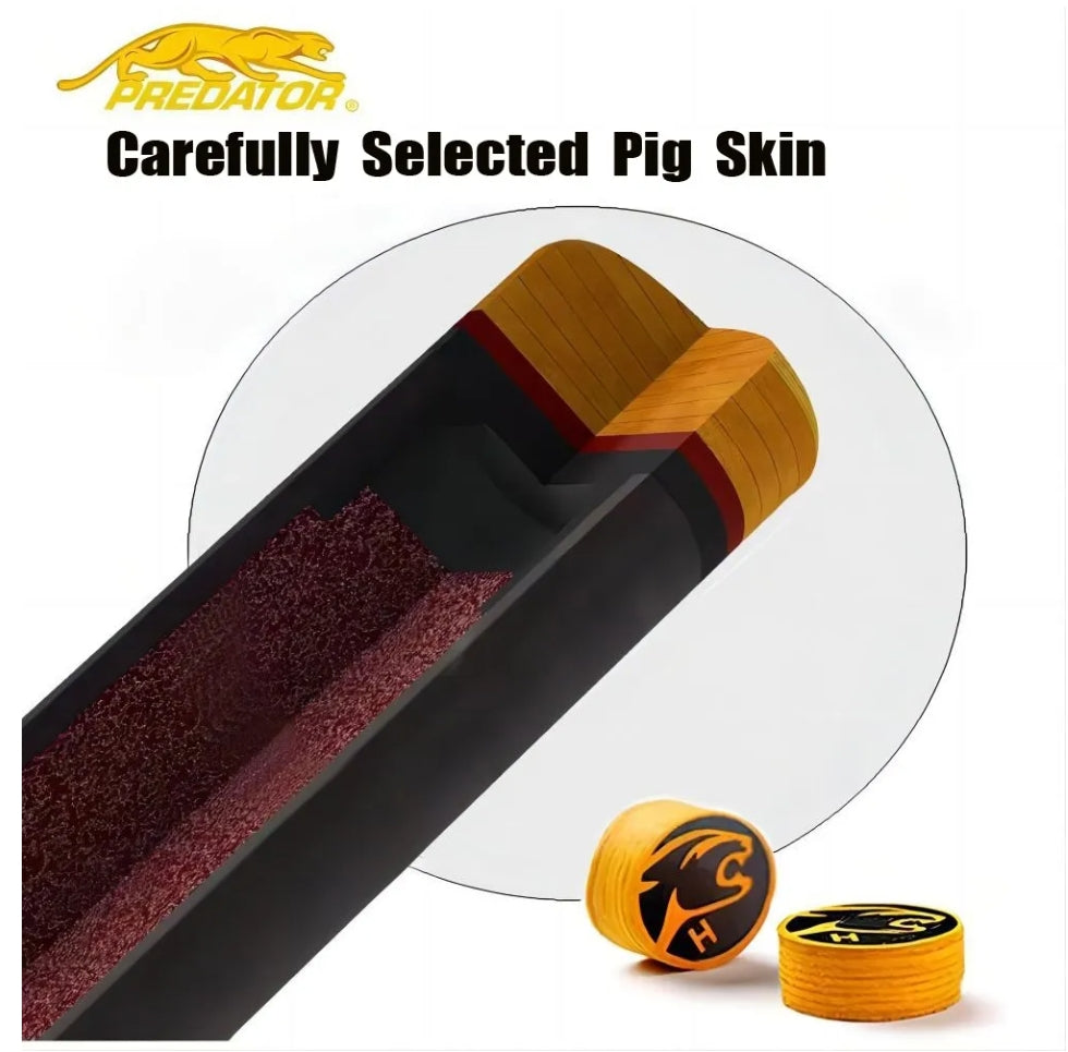 Predator Victory Tip 8 layers Pigskin Leather Pool & Carom 14mm Cue Tip Professional Billiard Cue Stick Tip Billiard Accessories