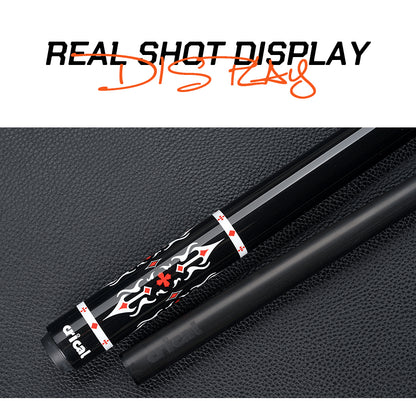 CRICAL PRO3 Carbon Fiber Pool Cue Stick 58" Billiard Cue Sticks Professional Low Deflection Pool Sticks with 3/8 * 8 Pin Joint and 12