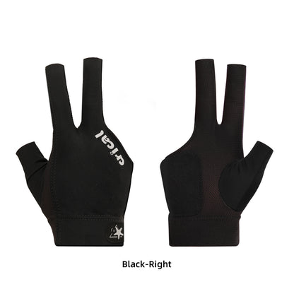 CRICAL 3 Fingers Billiard Glove Comfortable Lycra Snooker Cue Gloves Right Hand & Left Hand Billiard Training Gloves Accessories