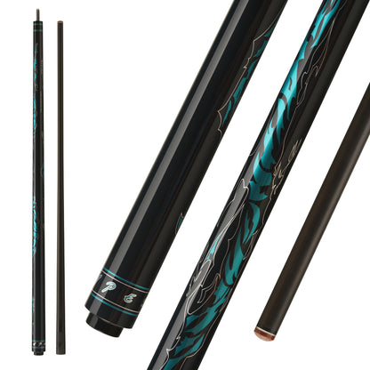 Fury AF-BK Series Billiards Punch Jump Cue Carbon Fiber Technology Shaft Carbon Punch Cue Professional Billiard Stick Kit