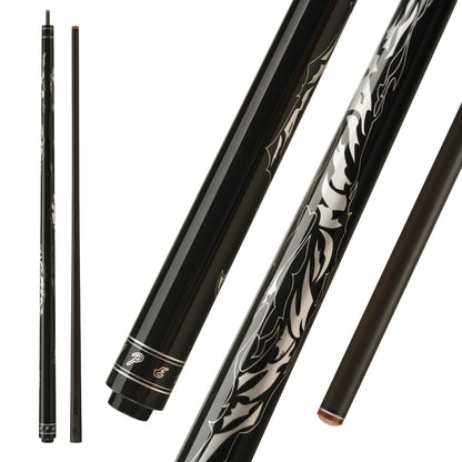 Fury AF-BK Series Billiards Punch Jump Cue Carbon Fiber Technology Shaft Carbon Punch Cue Professional Billiard Stick Kit