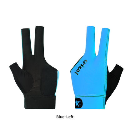 CRICAL 3 Fingers Billiard Glove Comfortable Lycra Snooker Cue Gloves Right Hand & Left Hand Billiard Training Gloves Accessories