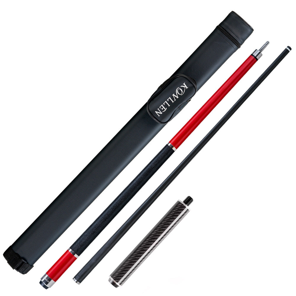 ZOKUE Elite Series Carbon Fiber Pool Cue Low Deflection Full Carbon Technology Cue Stick For Beginner Primary Pool Stick