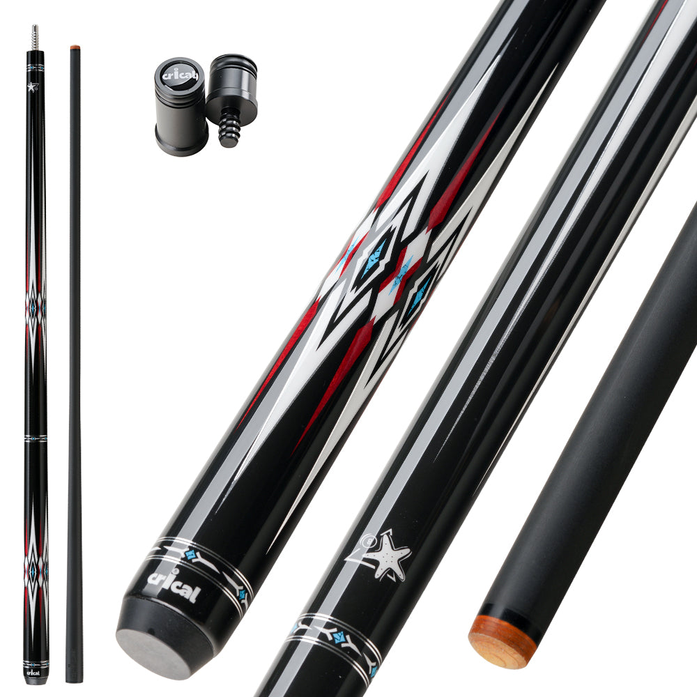 CRICAL LEADER Carbon Fiber Pool Cue 12.5mm Tip 3/8*8 Radial Joint Carbon Cue Fiber Billiard Stick Free Gift