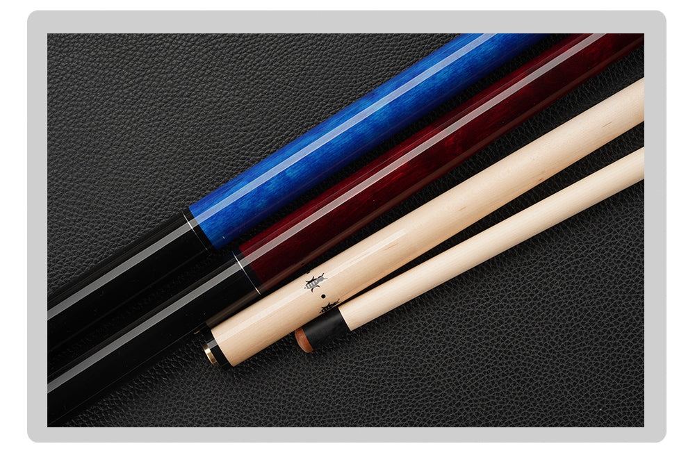 ZOKUE Billiard Punch Cue, Uni-Lock, Quick Joint, 13mm Tip Maple Shaft, Smooth Wrap Break, Strong Powerful Kit, Exquisite Design