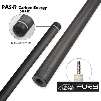 FURY Carbon Black technology PAS/BKS/JPS/CFC for Billiard Pool /Punch/Jump Cue Carbon Fiber Technologia Shaft Quick/Pin Teech