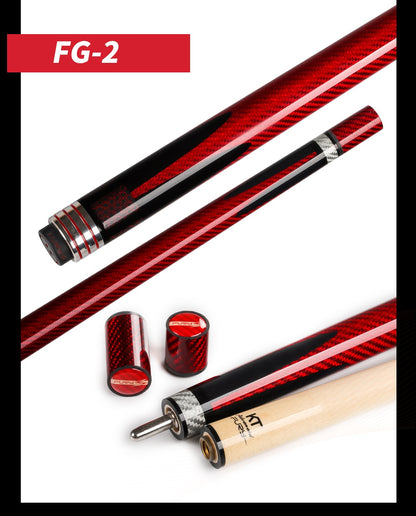 FURY FG Billiard Pool Cue Stick 11.75mm/13mm Tip Carbon Fiber Braided Grip Billiard Cue Stick Kit for Professional Athlete