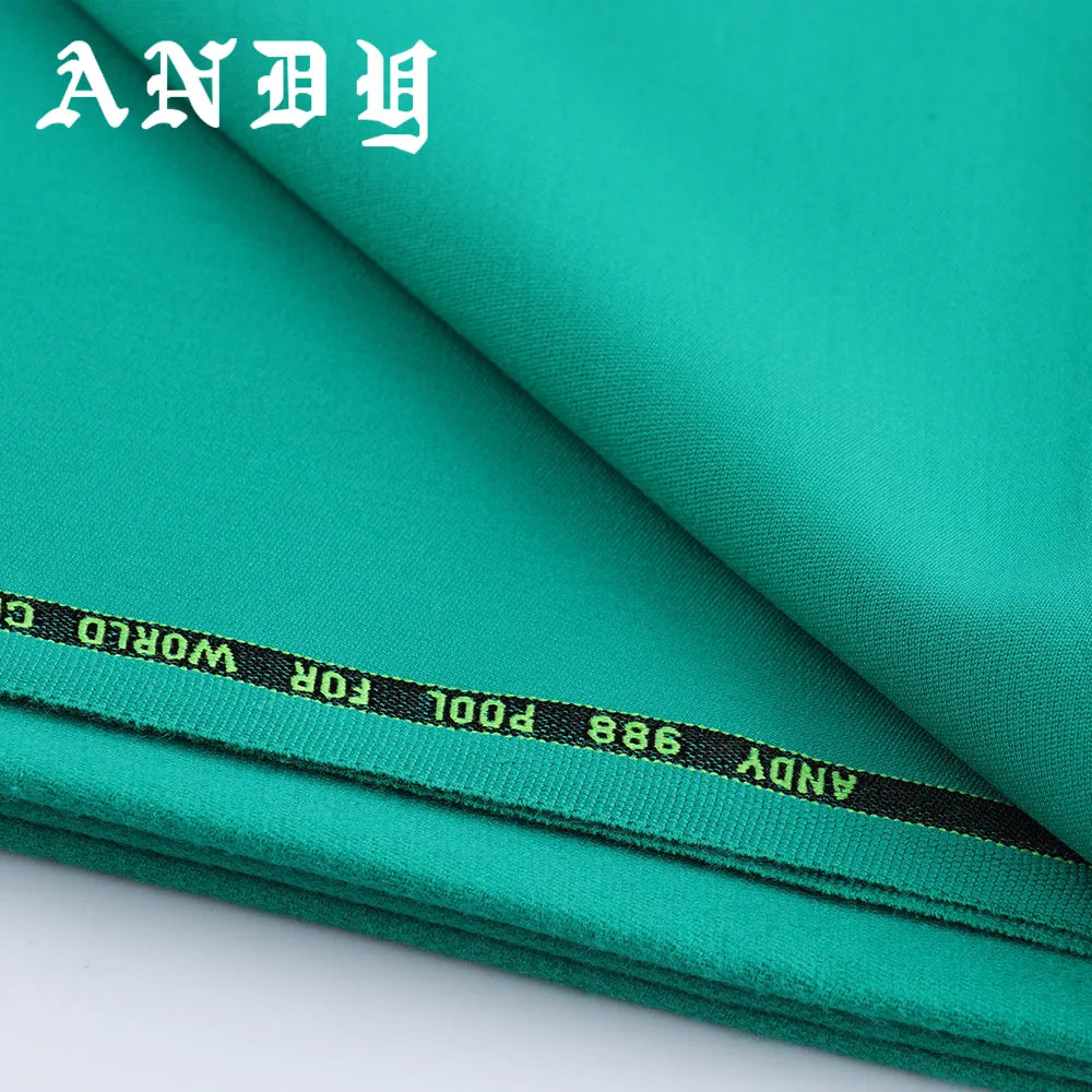 ANDY 988 Define Professional Billiard Cloth for 80% Wool 20% Nylon High Quality Professional Billiard Accessories for Tournament