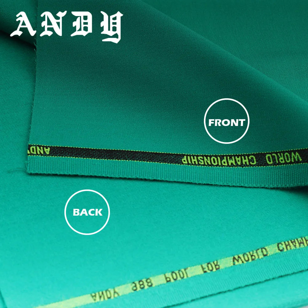 ANDY 988 Define Professional Billiard Cloth for 80% Wool 20% Nylon High Quality Professional Billiard Accessories for Tournament