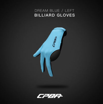 CPBA billiard full finger gloves high-end billiard gloves three-finger for billiards cues