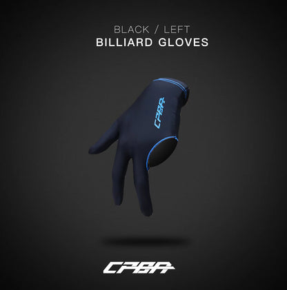 CPBA billiard full finger gloves high-end billiard gloves three-finger for billiards cues