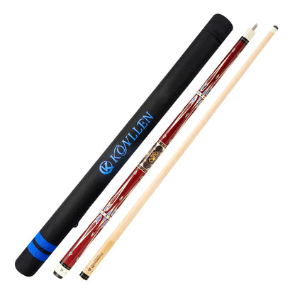 Pool Cue Billiard Maple Shaft Stick With Case Smooth Wrap Billard 57-in Cues Pool Table Wonderful Decal Butt Professional Stick