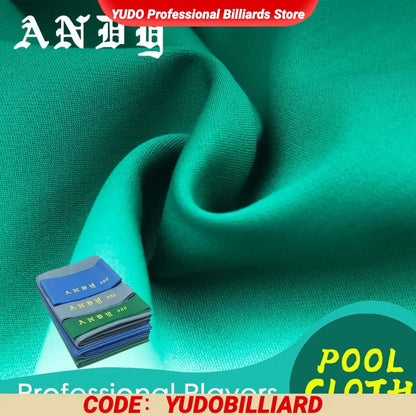 ANDY 988 Define Professional Billiard Cloth for 80% Wool 20% Nylon High Quality Professional Billiard Accessories for Tournament