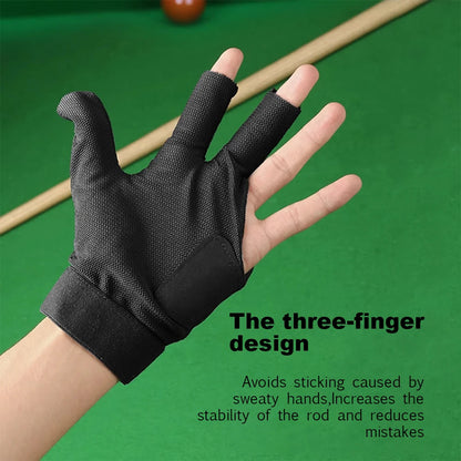 BTF Billiard gloves with  fingerless high-end professional Pool gloves three-finger gloves for billiard accessories