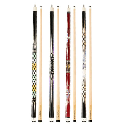 Pool Cue Billiard Maple Shaft Stick With Case Smooth Wrap Billard 57-in Cues Pool Table Wonderful Decal Butt Professional Stick