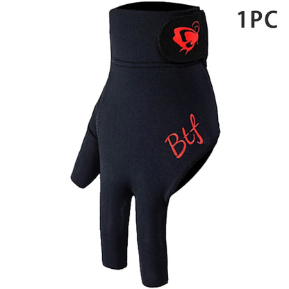 BTF Billiard gloves with  fingerless high-end professional Pool gloves three-finger gloves for billiard accessories