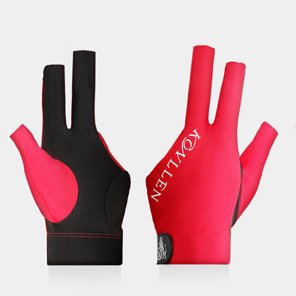 KONLLEN new Pool Glove Fingerless Gloves Left Hand Gloves Snooker Gloves Pool Cue/Carom Gloves Durable Billiards Accessories