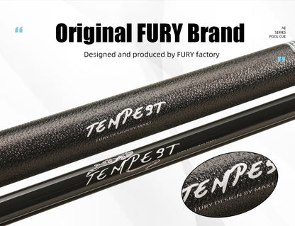 FURY 58" 1/2 Hurricane AE-1/2/3/4/5/6 Billiard Pool Cue Stick 12.5mm