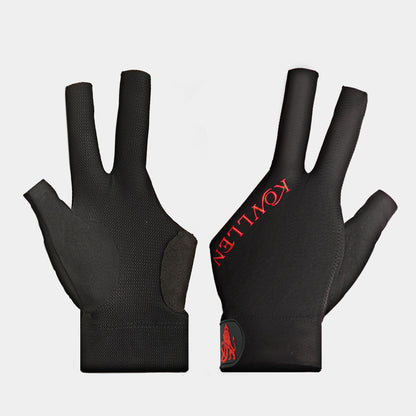 KONLLEN new Pool Glove Fingerless Gloves Left Hand Gloves Snooker Gloves Pool Cue/Carom Gloves Durable Billiards Accessories