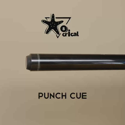 Crical Billiards 3 Pieces Punch Jump Cue Pool 138cm 13.5mm Tip Hard Maple Shaft Break Jump Cue Stick Technology Professional Cue