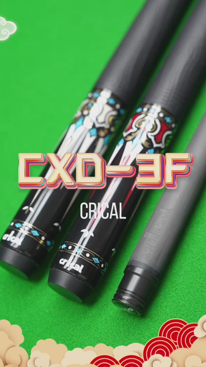 CRICAL XIANGYUN Carbon Fiber Pool Cue 12.5mm Tip 3/8*8 Radial Joint Carbon Cue Fiber Billiard Stick