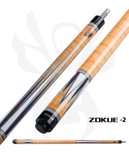 ZOKUE KONLLEN Carom Stick Carbon Fiber Shaft Maple Shaft Carom 3 Cushion Cue Carom Cue Taper 12mm Tip 142cm Libre Cue