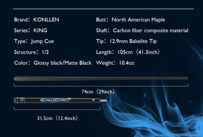 KONLLEN KING Jump Cue 12.9mm Tip