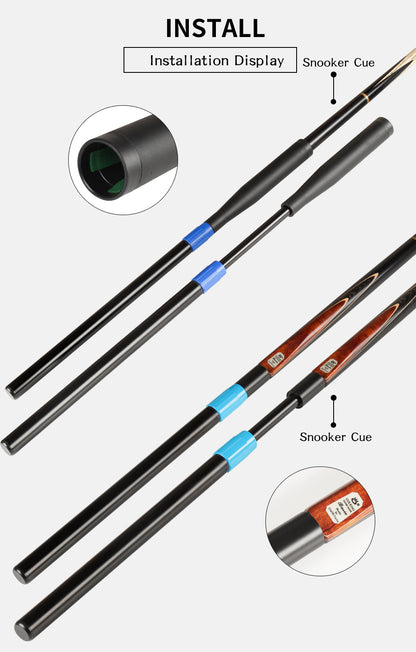 Omin Snooker Cue Extension 14cm/22cm/24cm/46cm/55cm/72cm Durable Billiard Extensions Accessories China