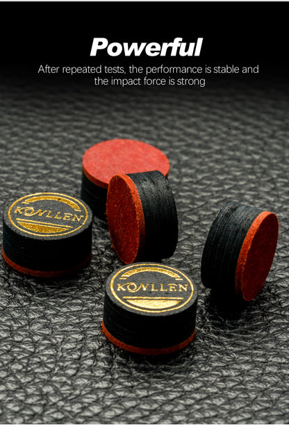 Konllen Carom Cue Tip 5 Pcs/lot 14mm