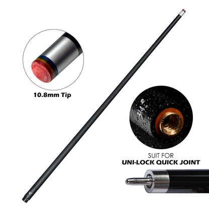 3142 POINOS Carbon Maple Single Shaft Billiard Pool Cue Stick Shaft 10.8/11.75/13mm Tip Uni-loc QR Joint Bullet Shaft